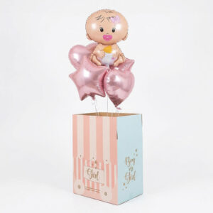Gender Reveal Foil Balloon Box